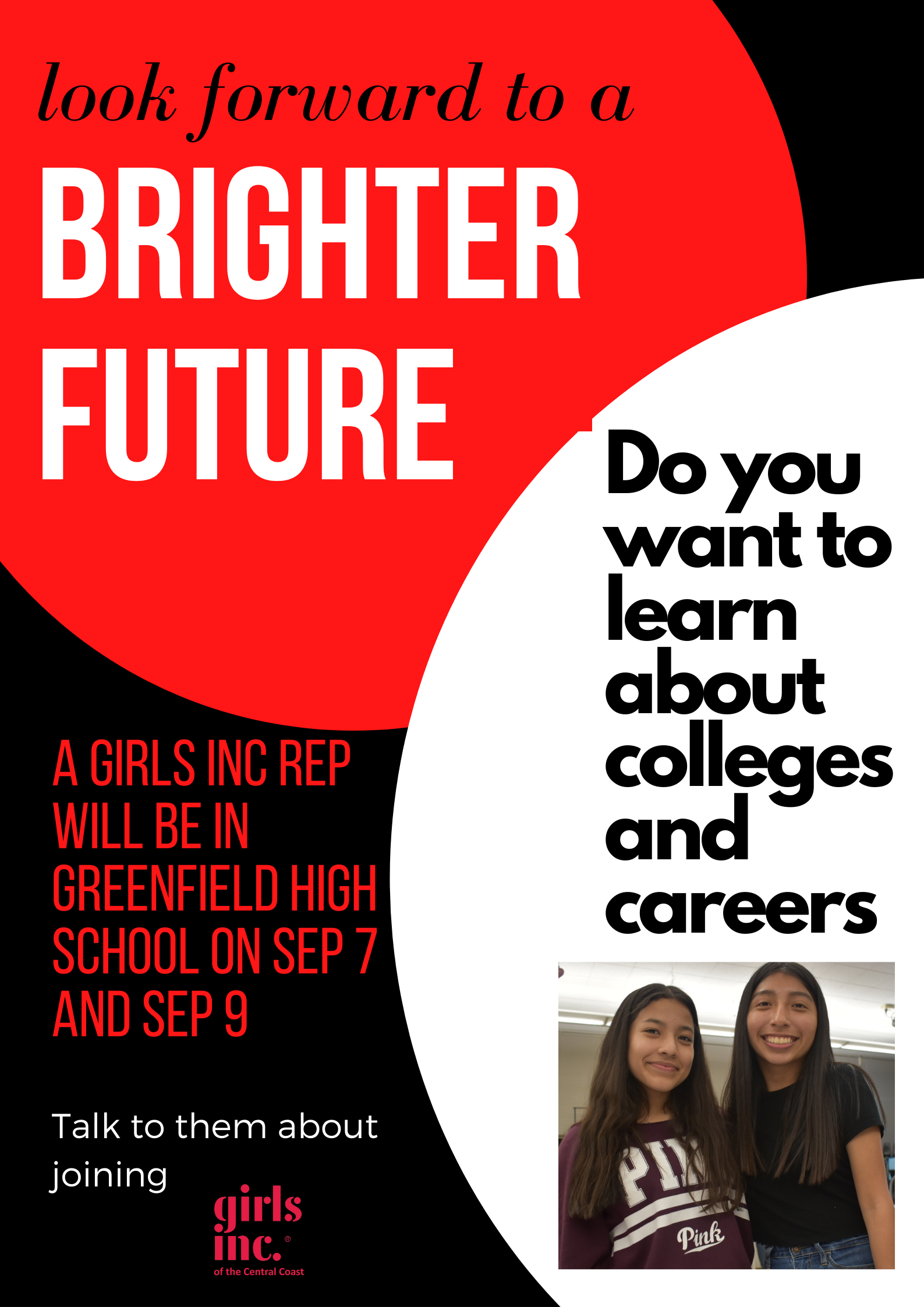 Girls Inc Recruitment Poster